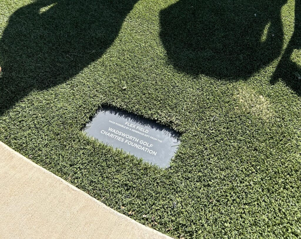 charity plaque for Wadsworth foundation