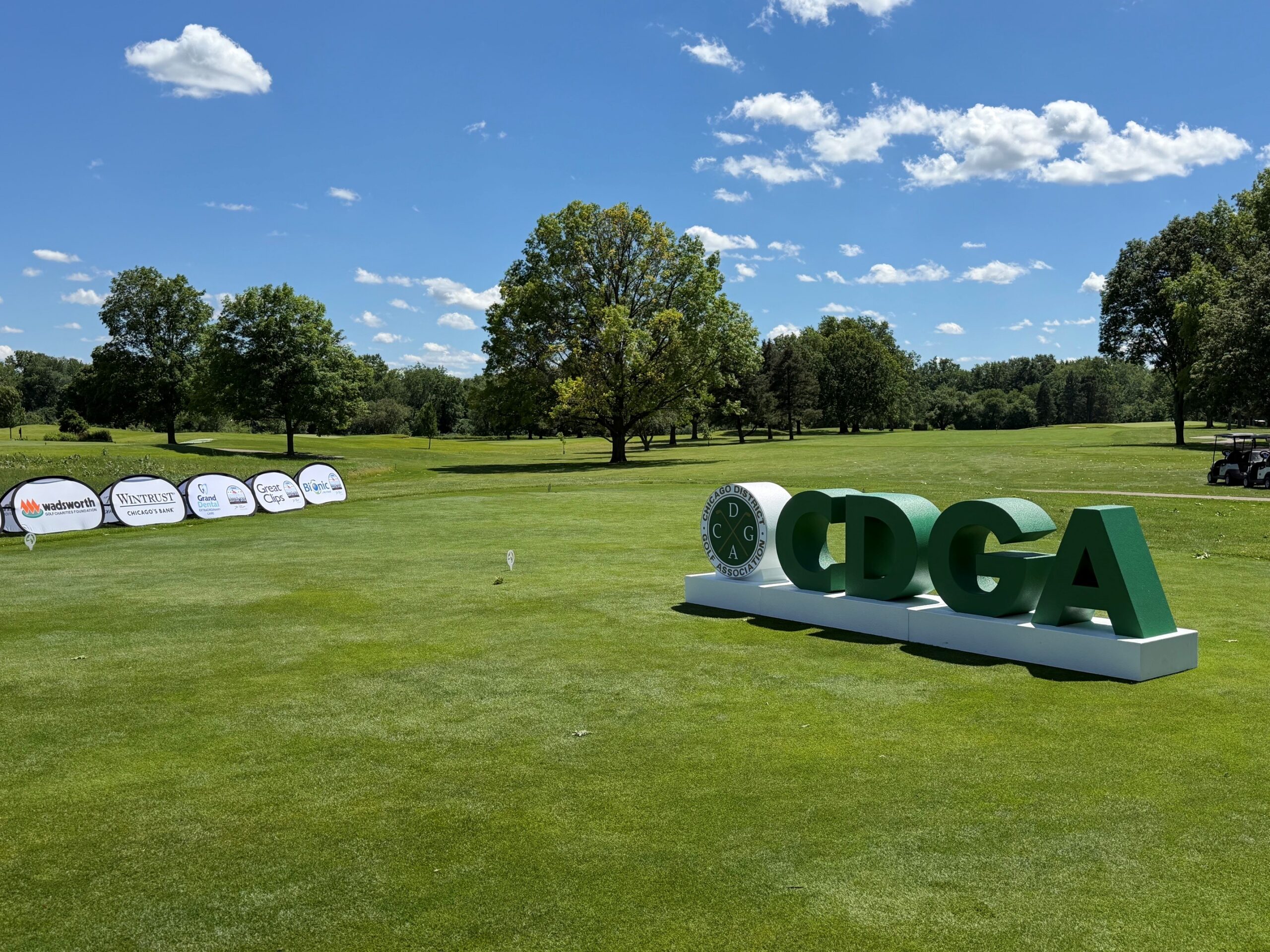 cdga logo on course